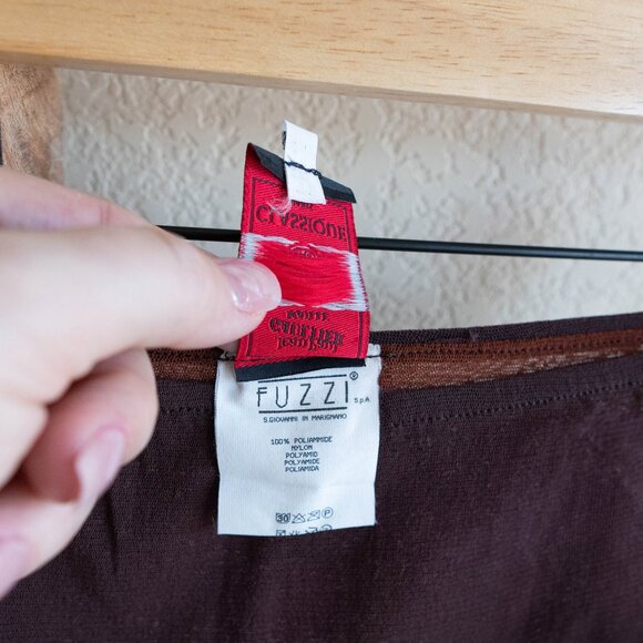 Vintage Jean Paul Gaultier Mesh Midi Skirt Size Small Made in Italy 90s - Picture 8 of 9